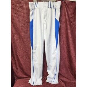 Champro Men's Triple Crown Open Bottom 2 Baseball Blue And White Pants Size XL